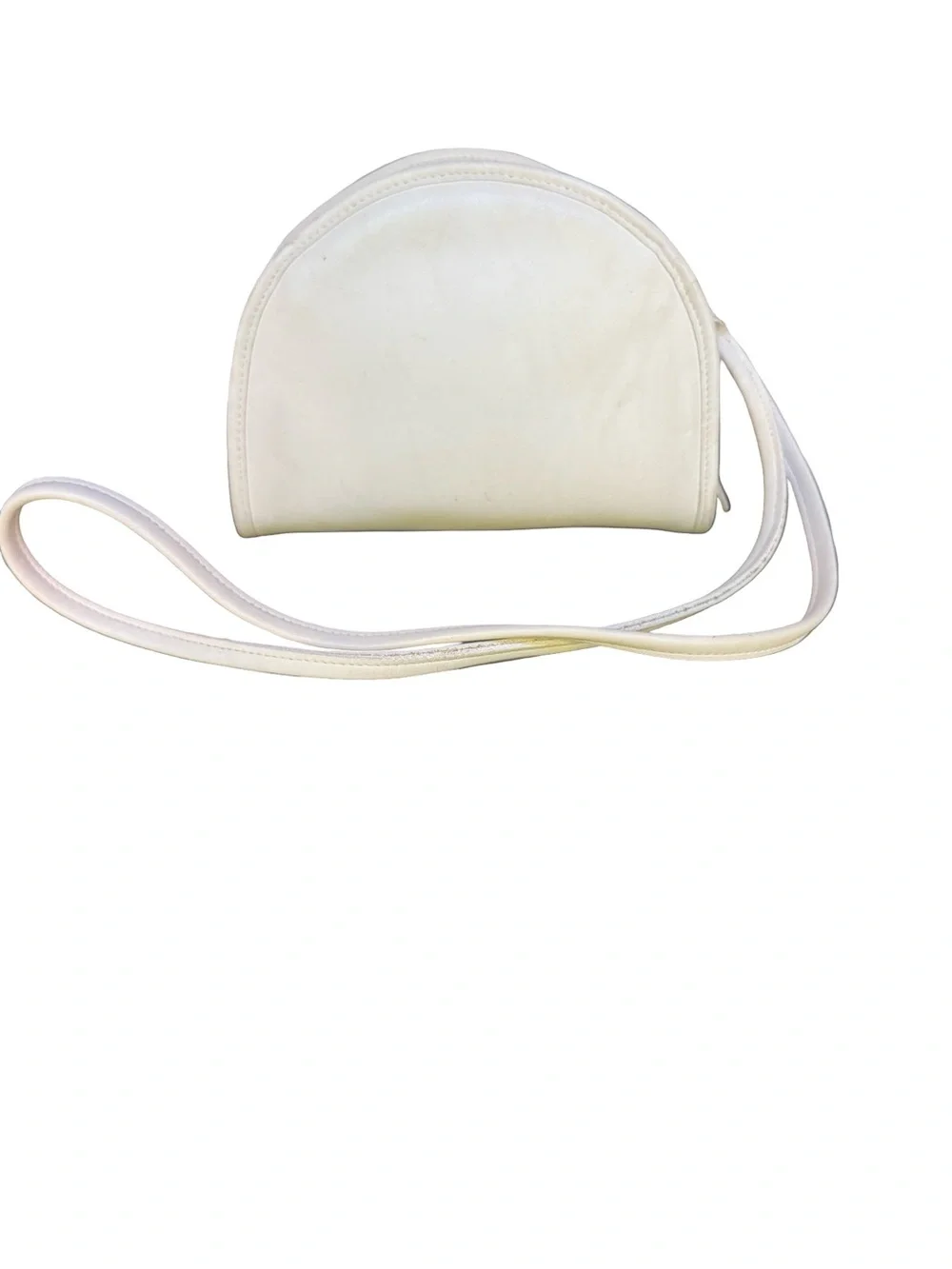 Vintage Coach Kimball Half-Moon Cream Crossbody Bag 1050-335